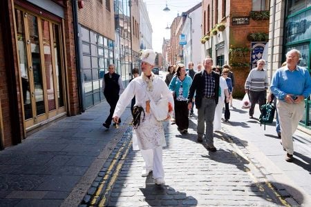 Belfast Bred Walking Tour in the Cathedral Quarter, Belfast.