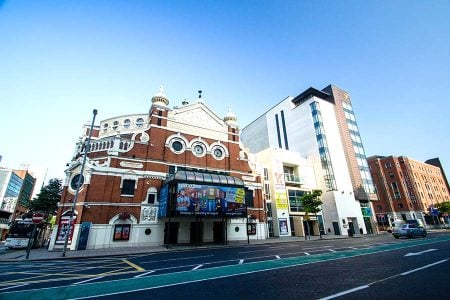 Grand Opera House Belfast on Great Victoria Street, historic theatre in Northern Ireland