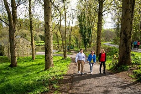Lagan towpath walkers