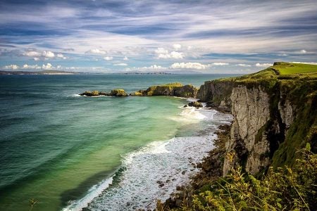 Antrim Coast Road Northern Ireland cliffs coastline Causeway Coastal Route scenic views