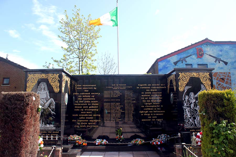 Bobby Sands Mural on the Falls Road, Belfast